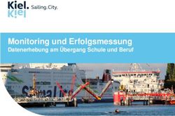 Monitoring und Erfolgsmessung - Datenerhebung am Übergang Schule und Beruf - Landeshauptstadt Kiel