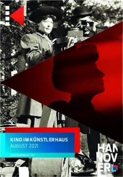 KINO IM KÜNSTLERHAUS AUGUST 2021 - Hannover.de