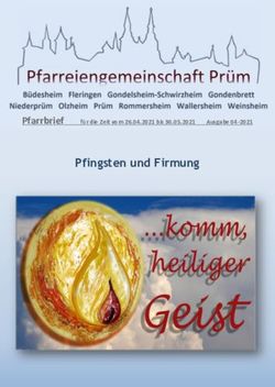 Pfingsten und Firmung - Pfarrbrief - Pfarreiengemeinschaft Pr&uuml;m