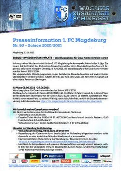 Presseinformation 1. FC Magdeburg - Nr. 93 - Saison 2020/2021