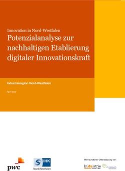 Potenzialanalyse zur nachhaltigen Etablierung Potenzialanalyse zur digitaler Innovationskraft nachhaltigen Etablierung digitaler Innovationskraft
