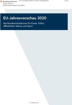 EU-Jahresvorschau 2020 - des Bundesministeriums für Kunst, Kultur, öffentlichen Dienst und Sport - Parlament