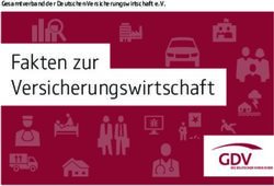 Fakten zur Versicherungswirtschaft - Gesamtverband der Deutschen Versicherungswirtschaft e. V - GDV