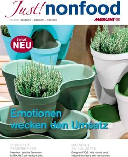 Nonfood - Emotionen wecken den Umsatz - NEU - MARKANT Handels