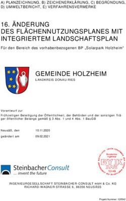 &Auml;NDERUNG DES FL&Auml;CHENNUTZUNGSPLANES MIT INTEGRIERTEM LANDSCHAFTSPLAN