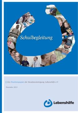 Schulbegleitung - | Ein Positionspapier Der Bundesvereinigung ...