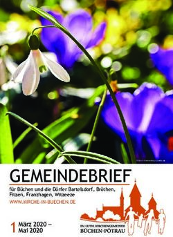 GEMEINDEBRIEF 1 M&auml;rz 2020- f&uuml;r B&uuml;chen und die D&ouml;rfer Bartelsdorf, Br&ouml;then, Fitzen, Franzhagen, Witzeeze - Kirchengemeinde B&uuml;chen-P&ouml;trau