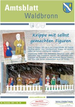 Krippe mit selbst gemachten Figuren - Gemeinde Waldbronn