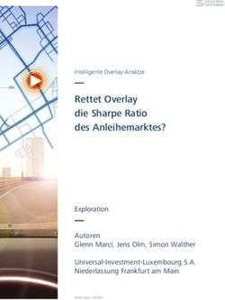 Rettet Overlay die Sharpe Ratio des Anleihemarktes? - Intelligente Overlay-Ans&auml;tze