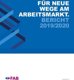 FÜR NEUE WEGE AM ARBEITSMARKT. BERICHT 2019/2020 - www.fab.at