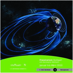 Planetarium Stuttgart - Januar bis M&auml;rz 2020 mit Sternwarte Welzheim www.planetarium-stuttgart.de