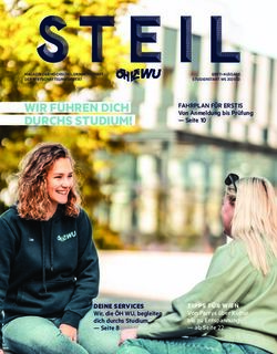 WIR F&Uuml;HREN DICH DURCHS STUDIUM! - &Ouml;H WU