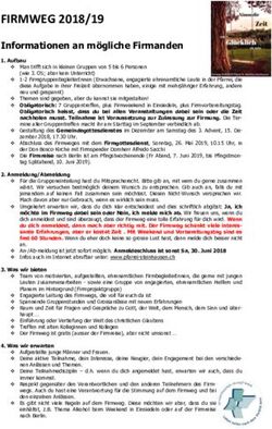 FIRMWEG 2018/19 Informationen an m&ouml;gliche Firmanden - Pfarrei Steinhausen