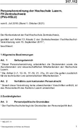 317.112 Personalverordnung der Hochschule Luzern, FH ...