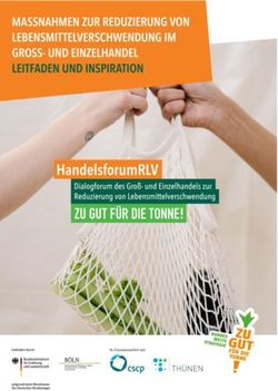 Maßnahmen zur Reduzierung von Lebensmittelverschwendung im Groß- und Einzelhandel - Zu gut für die Tonne