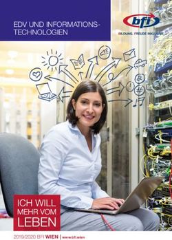 EDV UND INFORMATIONS-TECHNOLOGIEN - 2019/2020 BFI WIEN | www.bfi.wien