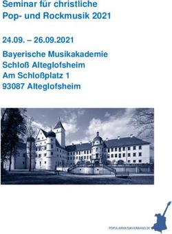Seminar f&uuml;r christliche Pop- und Rockmusik 2021 24.09 - 26.09.2021 Bayerische Musikakademie Schlo&szlig; Alteglofsheim Am Schlo&szlig;platz 1 93087 Alteglofsheim
