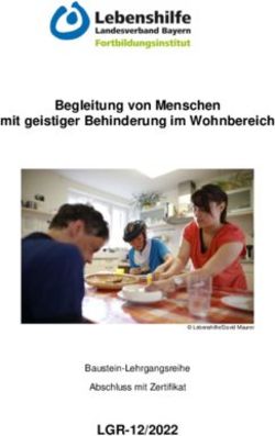 Begleitung von Menschen mit geistiger Behinderung im Wohnbereich - LGR-12/2022 Baustein-Lehrgangsreihe Abschluss mit Zertifikat