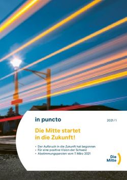 In puncto Die Mitte startet in die Zukunft! - Der Aufbruch in die Zukunft hat begonnen F&uuml;r eine positive Vision der Schweiz Abstimmungsparolen vom ...