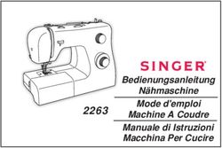 2263 Bedienungsanleitung Nähmaschine Mode d'emploi Machine A Coudre Manuale di Istruzioni Macchina Per Cucire - Aldi Suisse