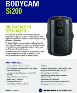 BODYCAM Si200 DIE TATSACHEN FESTHALTEN - Motorola Solutions