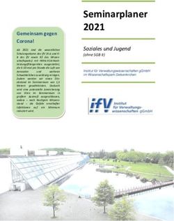 Seminarplaner 2021 Soziales und Jugend - (ohne SGB II) - Institut f&uuml;r Verwaltungswissenschaften