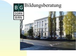 Bildungsberatung - BG Dornbirn