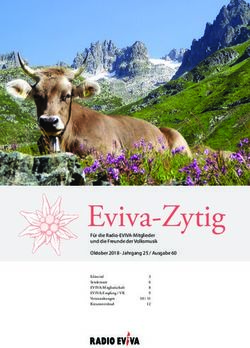 Eviva-Zytig F&uuml;r die Radio-EVIVA-Mitglieder und die Freunde der Volksmusik Oktober 2018 Jahrgang 25 / Ausgabe 60 - Radio Eviva