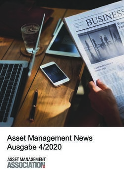 Asset Management News Ausgabe 4/2020