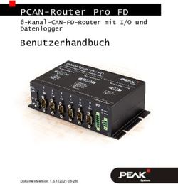 PCAN-Router Pro FD 6-Kanal-CAN-FD-Router mit I/O und Datenlogger - Benutzerhandbuch - PEAK-System