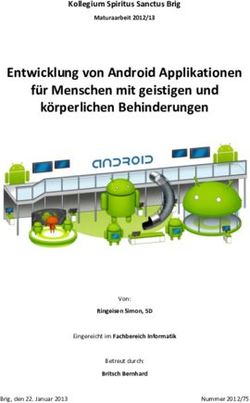 Entwicklung von Android Applikationen für Menschen mit geistigen und körperlichen Behinderungen