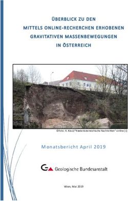 Monatsbericht April 2019 - Wien, Mai 2019 Foto: A. K&ouml;ssl/"Nieder&ouml;sterreichische Nachrichten" online 1 - Geologische Bundesanstalt
