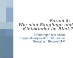 Forum 8: Wie sind Säuglinge und Kleinkinder im Blick? - Erfahrungen aus einem Kooperationsprojekt zu häuslicher Gewalt am Beispiel M-V