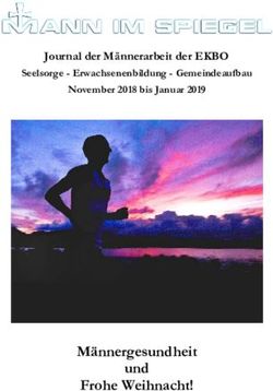 M&auml;nnergesundheit und Frohe Weihnacht! - Journal der M&auml;nnerarbeit der EKBO Seelsorge - Erwachsenenbildung - Gemeindeaufbau - im Amt f&uuml;r ...