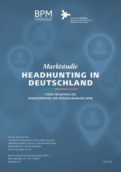HEADHUNTING IN DEUTSCHLAND - Marktstudie