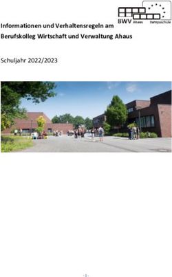 Informationen und Verhaltensregeln am Berufskolleg Wirtschaft und Verwaltung Ahaus - Schuljahr 2022/2023