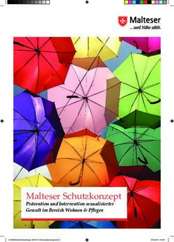 Malteser Schutzkonzept - Prävention und Intervention sexualisierter Gewalt im Bereich Wohnen & Pflegen - Malteser Hilfsdienst