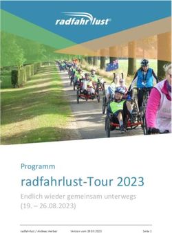 Radfahrlust-Tour 2023 - Programm
