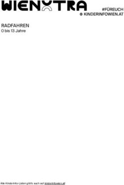 RADFAHREN 0 bis 13 Jahre - Alle Kinderinfo-Listen gibt's auch auf kinderinfowien.at! - WIENXTRA