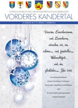 VORDERES KANDERTAL - Gemeinde Binzen