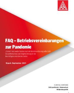 FAQ - Betriebsvereinbarungen zur Pandemie - IG Metall ...