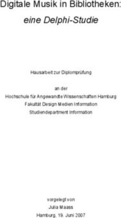 Digitale Musik in Bibliotheken: eine Delphi-Studie Hausarbeit zur Diplomprüfung