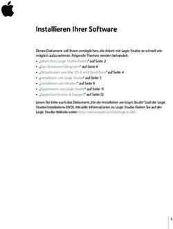 Installieren Ihrer Software
