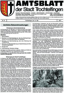 Amtliche Bekanntmachungen - Stadt Trochtelfingen