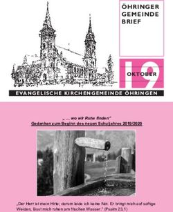 19 &Ouml;HRINGER GEMEINDE BRIEF - Evangelische Kirchengemeinde ...