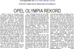 OPEL OLYMPIA REKORD PORTR&Auml;T EINES ERFOLGREICHEN AUTOMOBILS