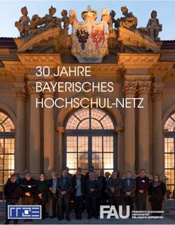 30 JAHRE BAYERISCHES HOCHSCHUL-NETZ - Friedrich ...