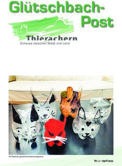 Gl&uuml;tschbach- Post - Nr. 2 - April 2021 - Gemeinde Thierachern