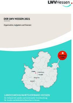 DER LWV HESSEN 2021 Organisation, Aufgaben und Finanzen - LANDESWOHLFAHRTSVERBAND HESSEN