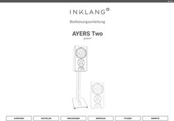 AYERS Two passiv Bedienungsanleitung - Inklang
